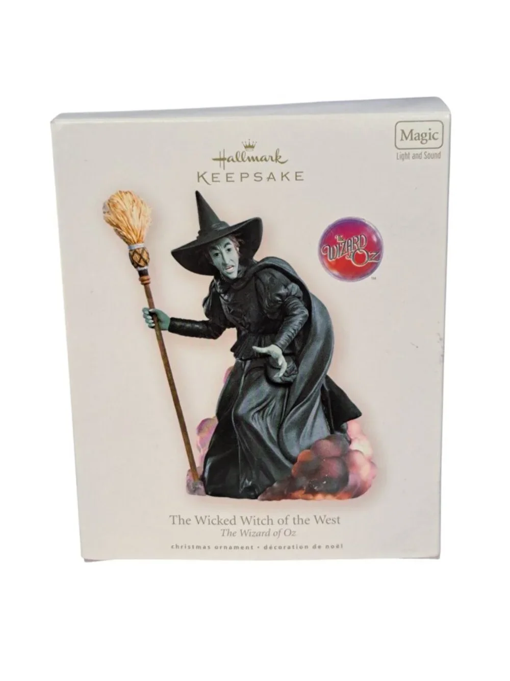 Hallmark Keepsake Wizard of Oz The Wicked Witch of the West NIB Light and Sound